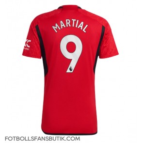 Manchester United Anthony Martial #9 Replika Hemmatröja 2023-24 Kortärmad